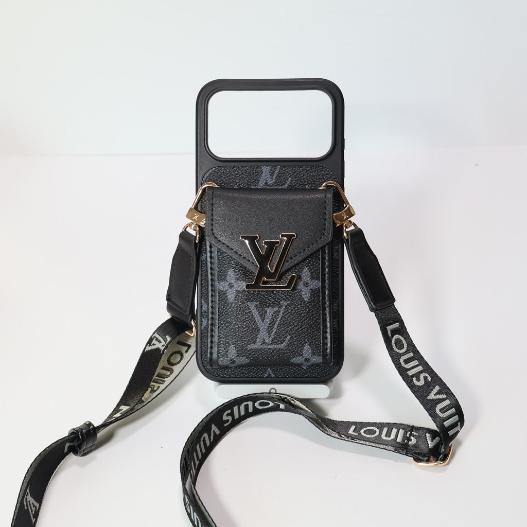 LV Crossbody Phone Case For iPhone 12-17 Series