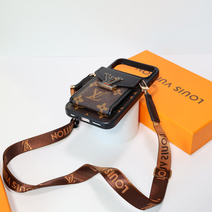 LV Crossbody Phone Case For iPhone 12-17 Series