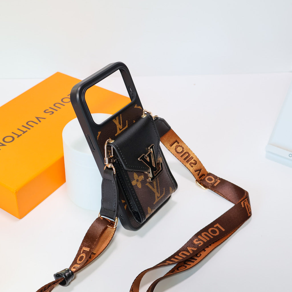 LV Crossbody Phone Case For iPhone 17 / 16 / 15 / 14