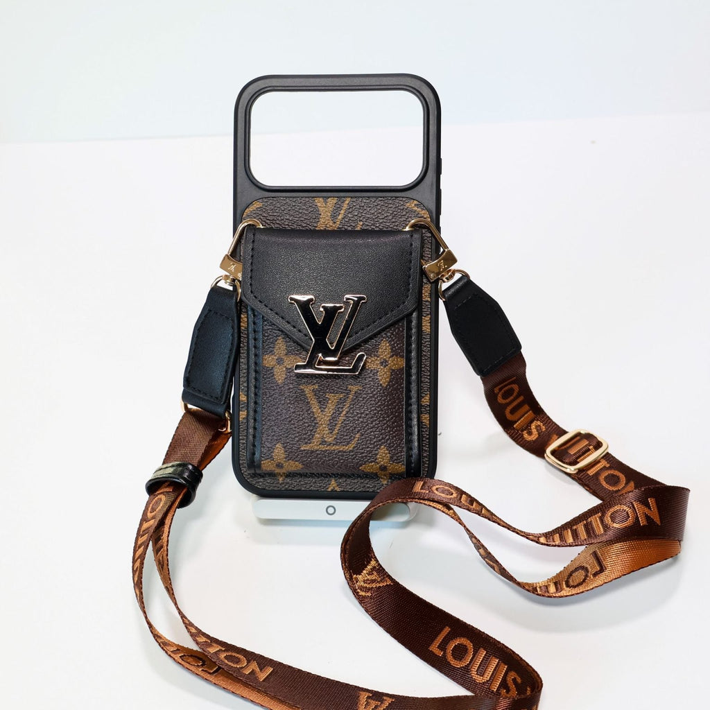 LV Crossbody Phone Case For iPhone 17 / 16 / 15 / 14