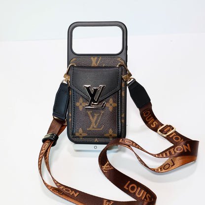 LV Crossbody Phone Case For iPhone 12-17 Series