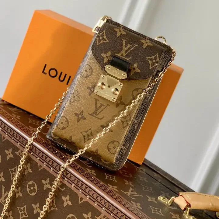 Fashion Louis Vuitton Crossbody Phone Bag Trunk Vertical