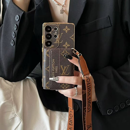 Luxury Louis Vuitton Case for Samsung Galaxy S22-S26