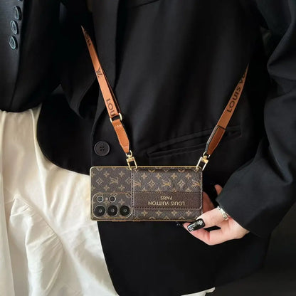 Luxury Louis Vuitton Case for Samsung Galaxy S22-S26