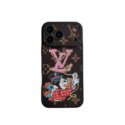 Louis Vuitton x Character Collaboration Monogram Phone Case for iPhone 14-17 Series