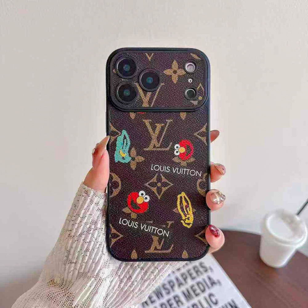Louis Vuitton x Character Collaboration Monogram Phone Case for iPhone 14-17 Series