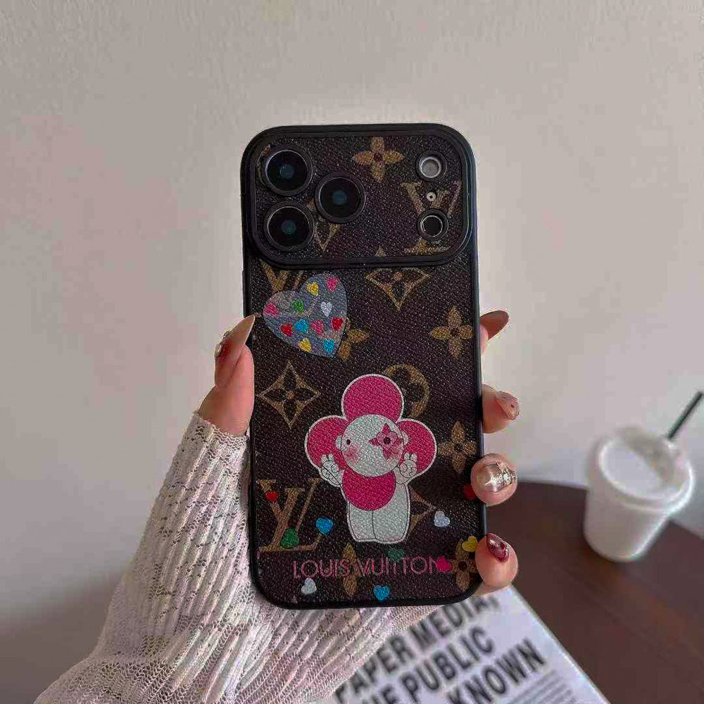 Louis Vuitton x Character Collaboration Monogram Phone Case for iPhone 14-17 Series