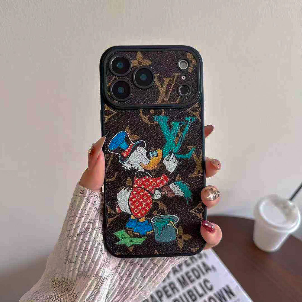 Louis Vuitton x Character Collaboration Monogram Phone Case for iPhone 14-17 Series