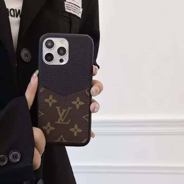 Leather Card Slot Case For iPhone 16 15 14 Case Roxy New 2