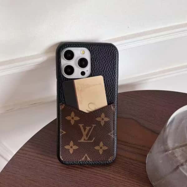 Leather Card Slot Case For iPhone 16 15 14 Case Roxy New 2