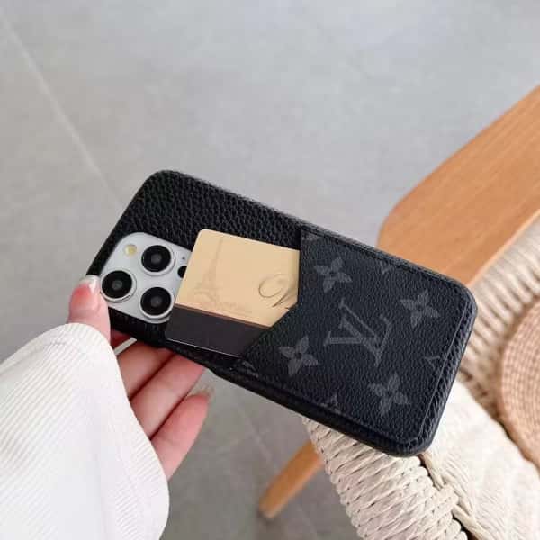 Leather Card Slot Case For iPhone 16 15 14 Case Roxy New 2