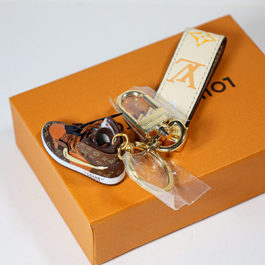 Luxury Designer Key Chain Fortune Cube Bag Charm