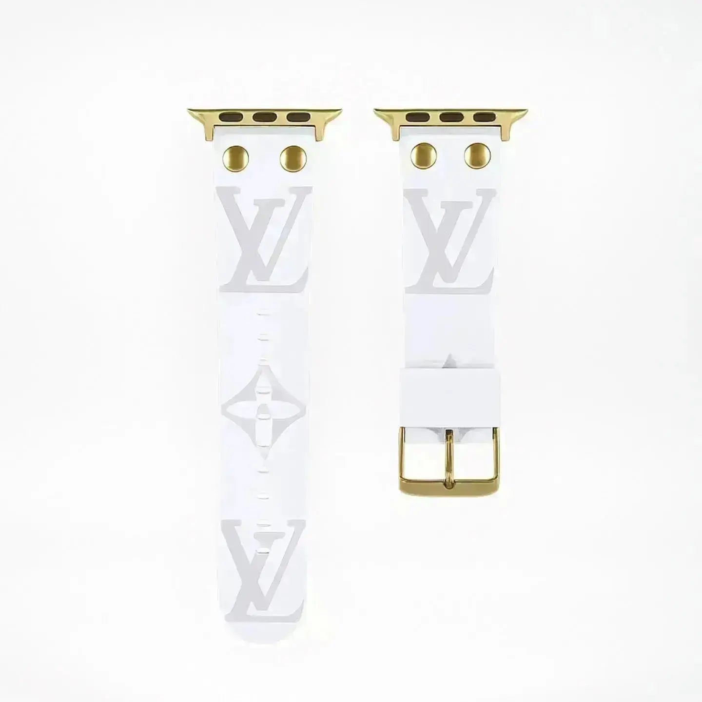 Louis Vuitton Apple Watch Band Monogram with Gold