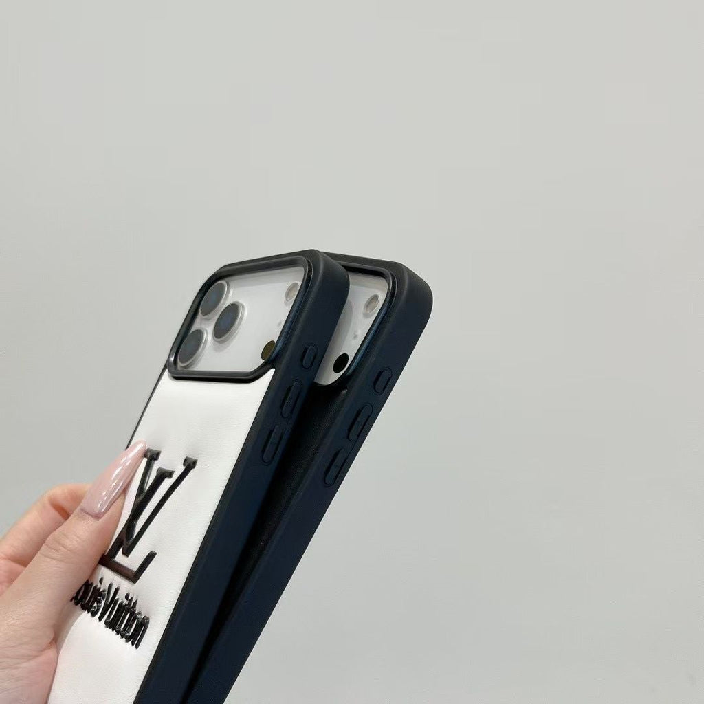 Luxury LV Leather Ultra-Slim Cover For iPhone 17/ 16 / 15 / 14