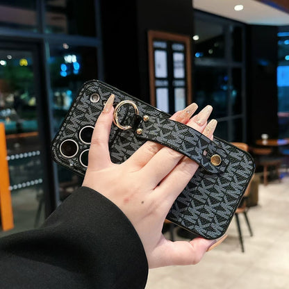 Classic MK iPhone Case Hand Strap for iPhone 13-18 Pro & Pro Max