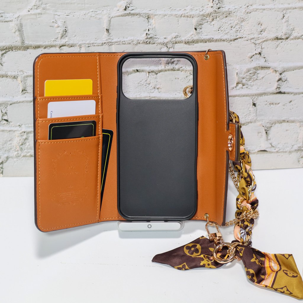 Luxury Wallet Phone Case Card Holder For iPhone 17/ 16/ 15/ 14