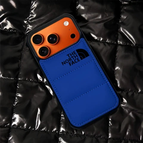Trendy North Face Puffer Phone Case | iPhone 12-17