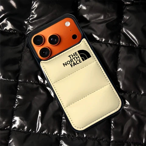 Trendy North Face Puffer Phone Case | iPhone 12-17