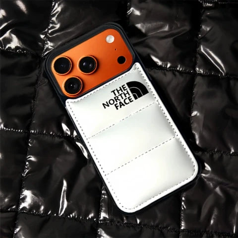 Trendy North Face Puffer Phone Case | iPhone 12-17