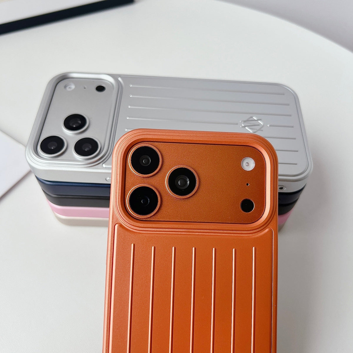 Luxury RM aluminum Phone Case for iPhone 13-18 Pro & Pro Max
