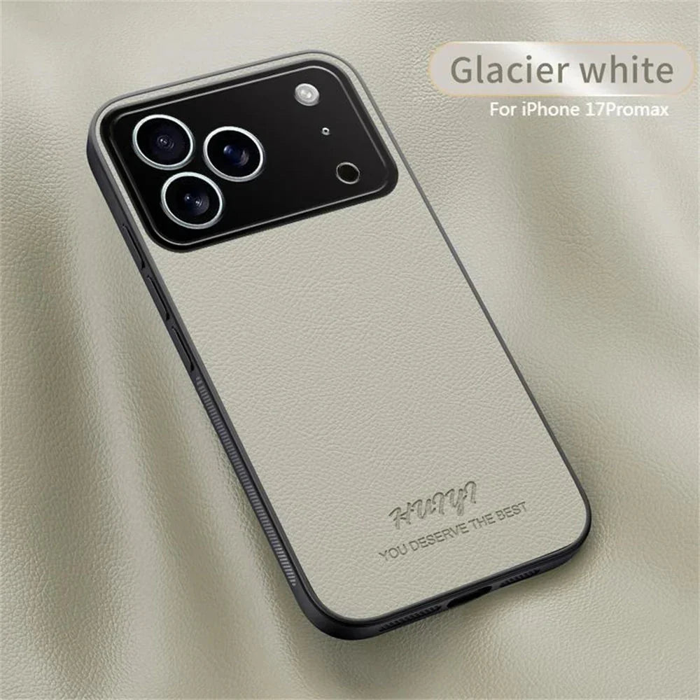 High-end Leather Phone Case for iPhone 17 /16 /15 /14 THEROXYMOB