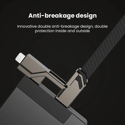 4-in-1 The Cable  Fast Charger for iPhone Series And Samsung Series theroxymob
