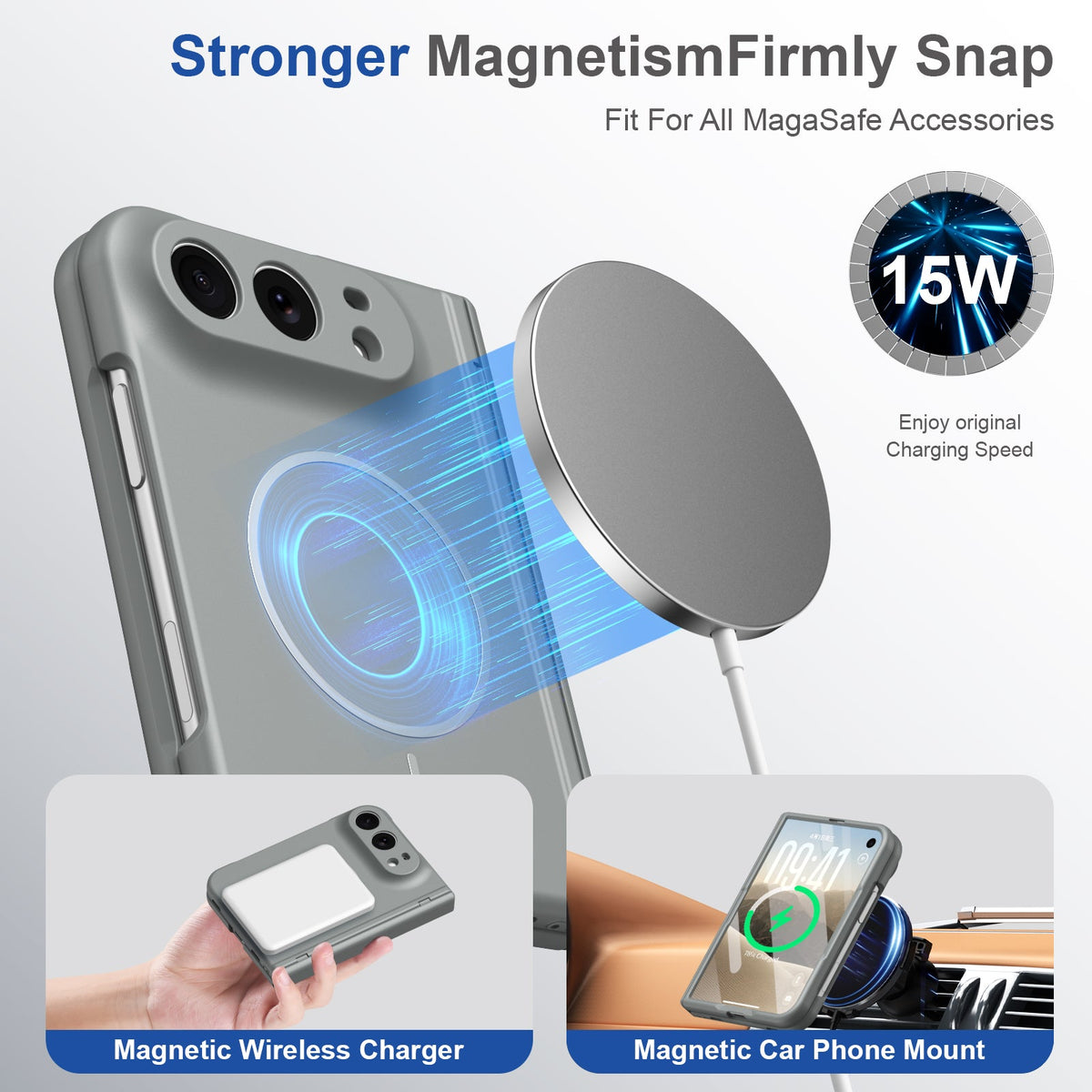 Magnetic Protective Case for iPhone Duo
