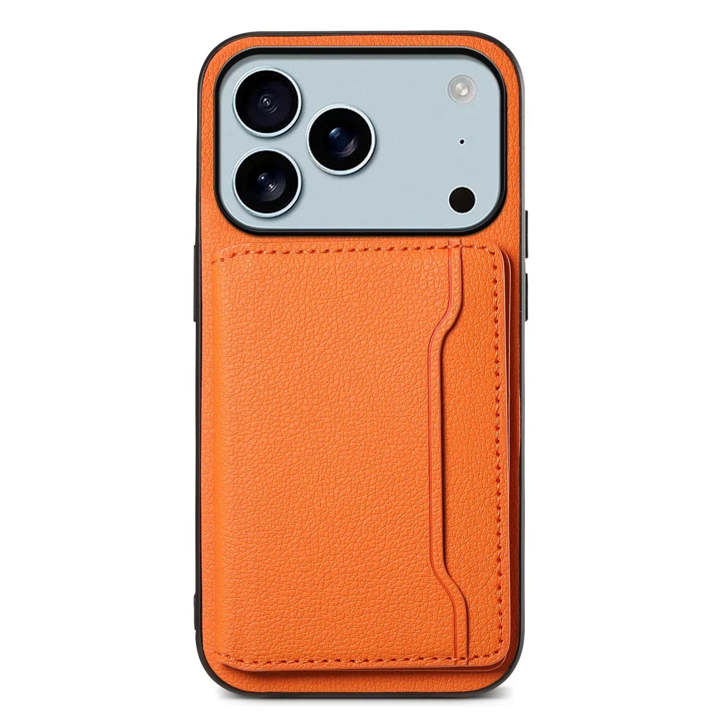 Leather Phone Case Magnetic Card Holder For iPhone 17 / 16 / 15 /14