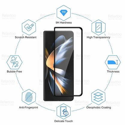 Camera Tempered Glass and Screen Protector for Samsung Z Fold 3-8 Series