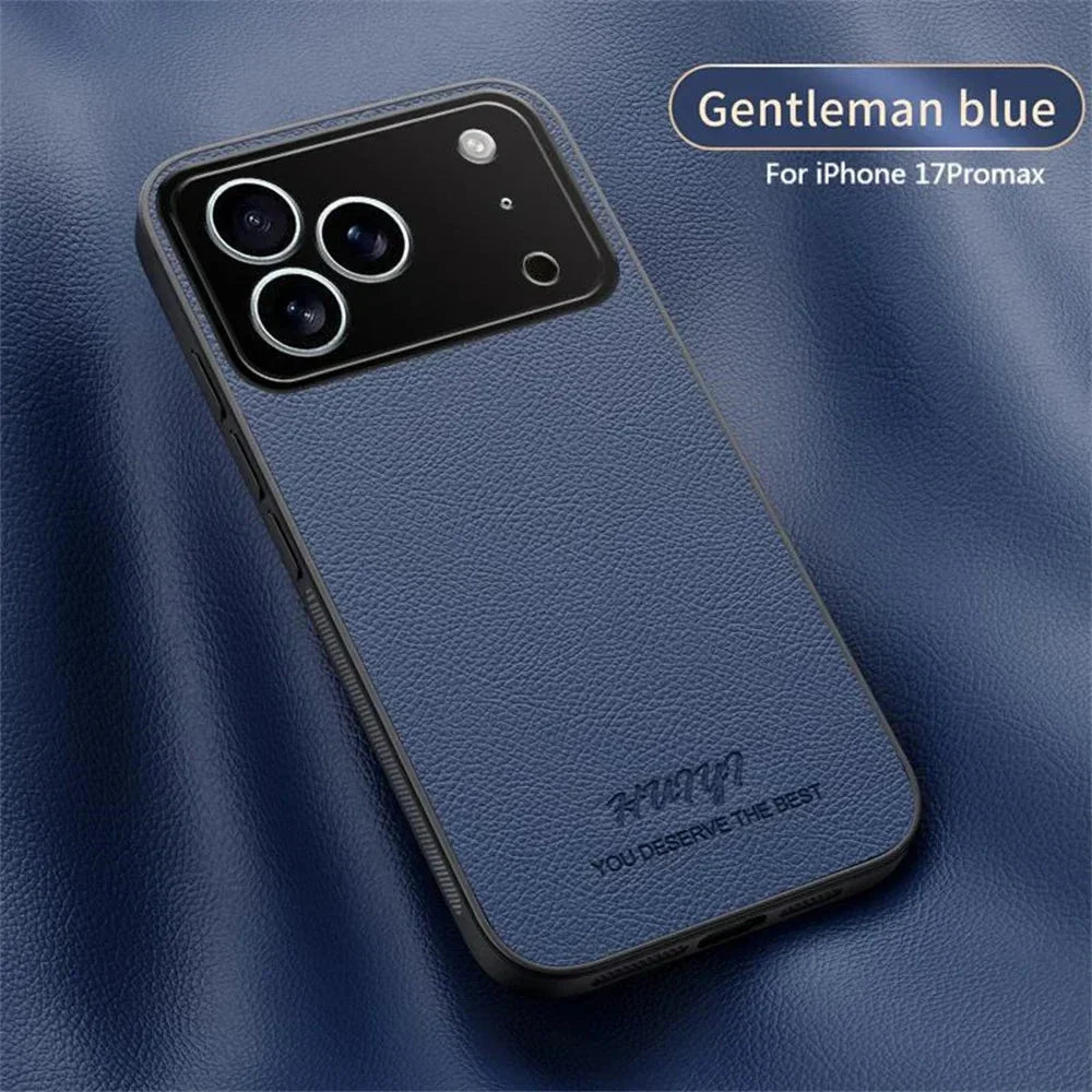 High-end Leather Phone Case for iPhone 17 /16 /15 /14 THEROXYMOB