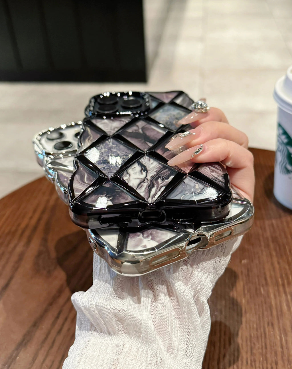 LUXURY  ELECTROPLATE SILICONE CASE FOR 15 14 13 Roxy New 2