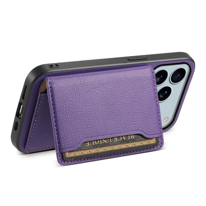Leather Phone Case Magnetic Card Holder For iPhone 17 / 16 / 15 /14