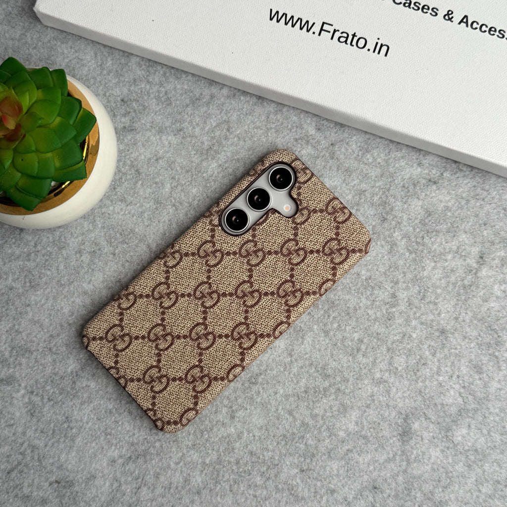 Luxury GG Patern Pu Leather Case For Samsung Galaxy