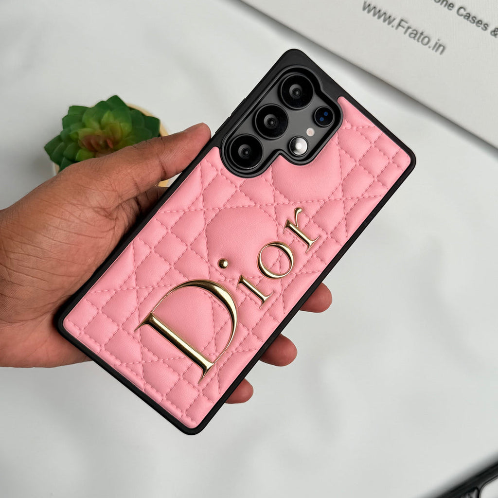 Luxury Brand Dior Leather Case For Samsung Galaxy