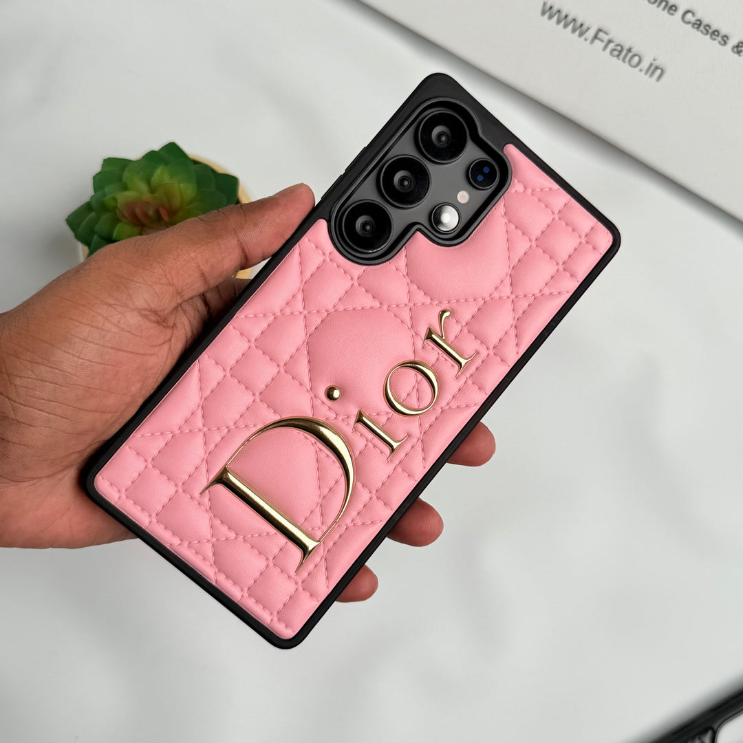 Luxury Brand Dior Leather Case For Samsung Galaxy