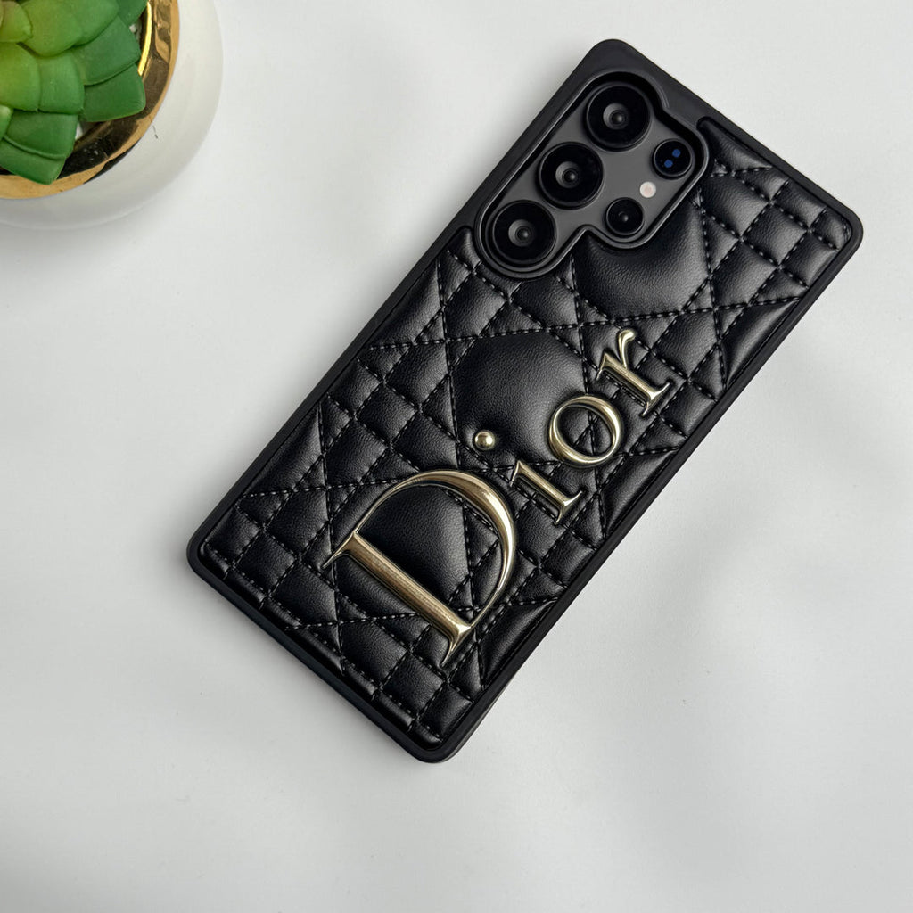 Luxury Brand Dior Leather Case For Samsung Galaxy