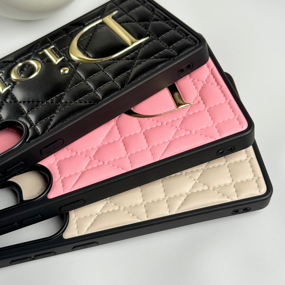 Luxury Brand Dior Leather Case For Samsung Galaxy