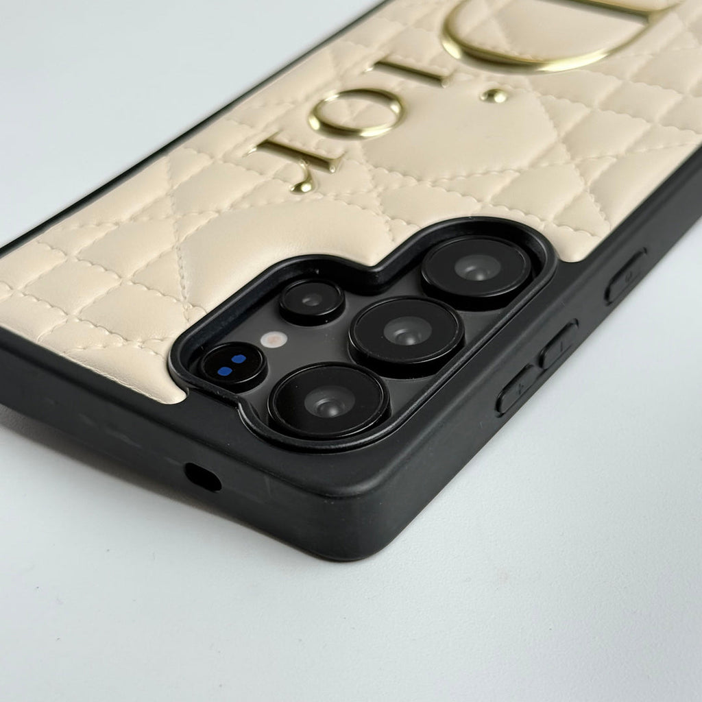 Luxury Brand Dior Leather Case For Samsung Galaxy