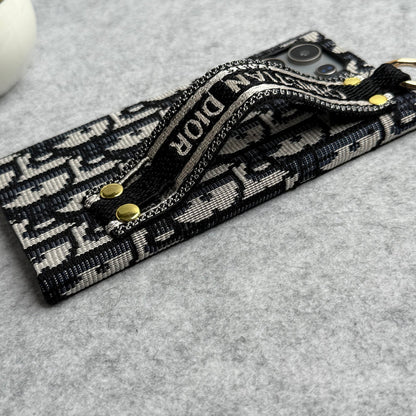Luxury Brand C Dior Belt Pattern Case for Samsung Galaxy S22-S26 Series