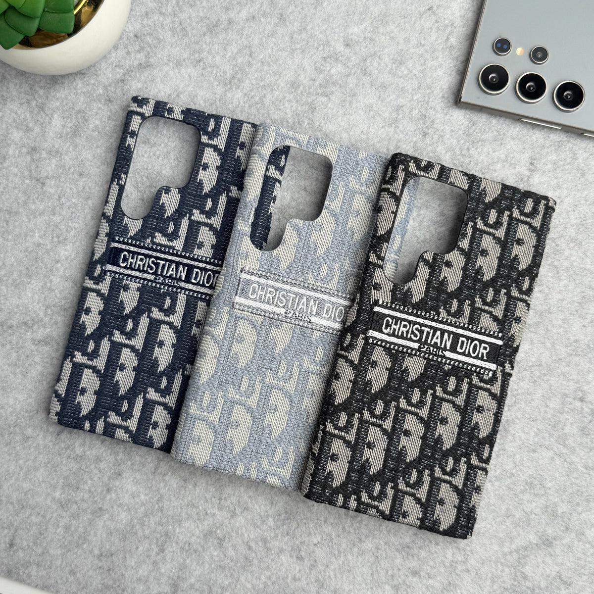 Luxury C Dior Brand Design Case for Samsung Galaxy 22-26 Series