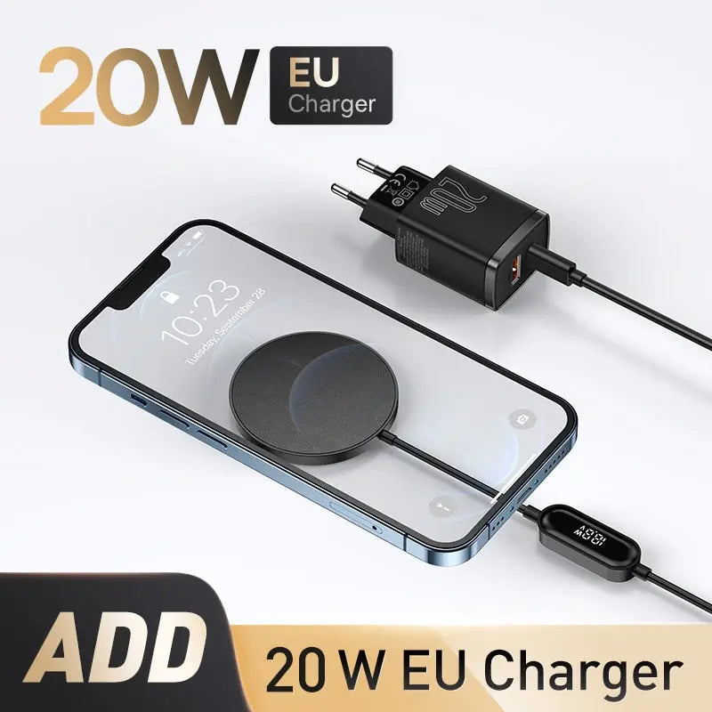 15W Magnetic Wireless Chargers For iPhone / Airpods Pro - theroxymob