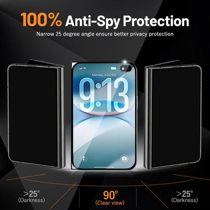 Clear Tempered Glass Full-Cover Screen Protector for iPhone 18 Pro & Pro Max And Duo