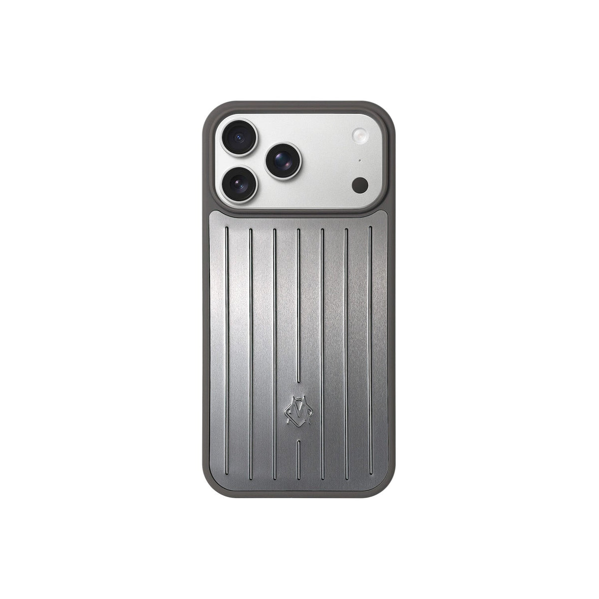 Luxurious Vertical Groove Burgundy iPhone Case – Shockproof Ribbed Cover