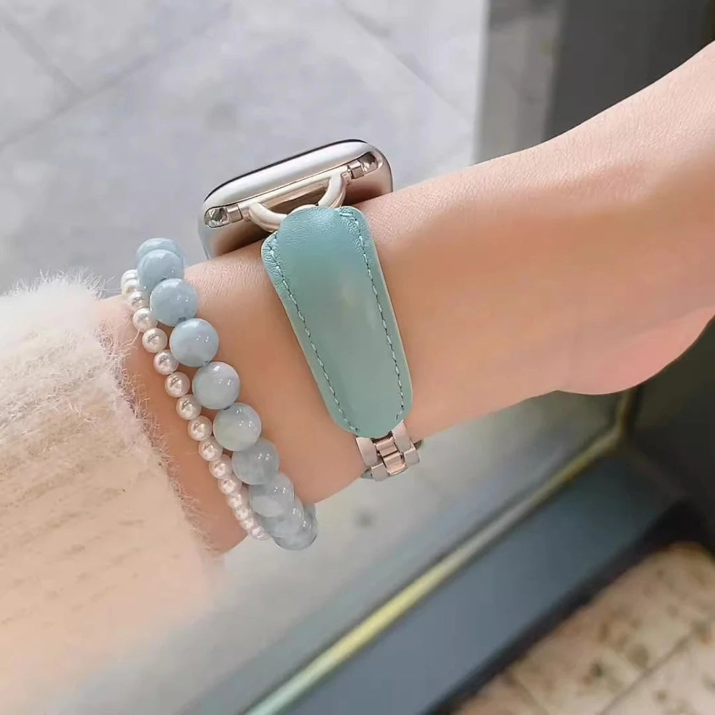 Leather Metal Band Roxy New 2