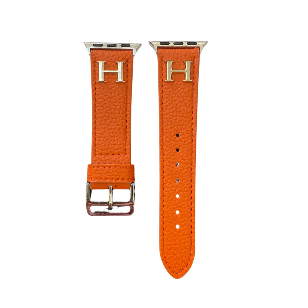 Genuine Pattern Leather Apple Watch Strap