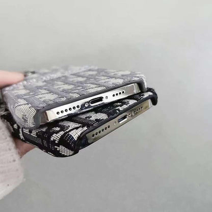 Luxury Brand Vertical Belt Stitched Case Cover For iPhone Roxy New 2