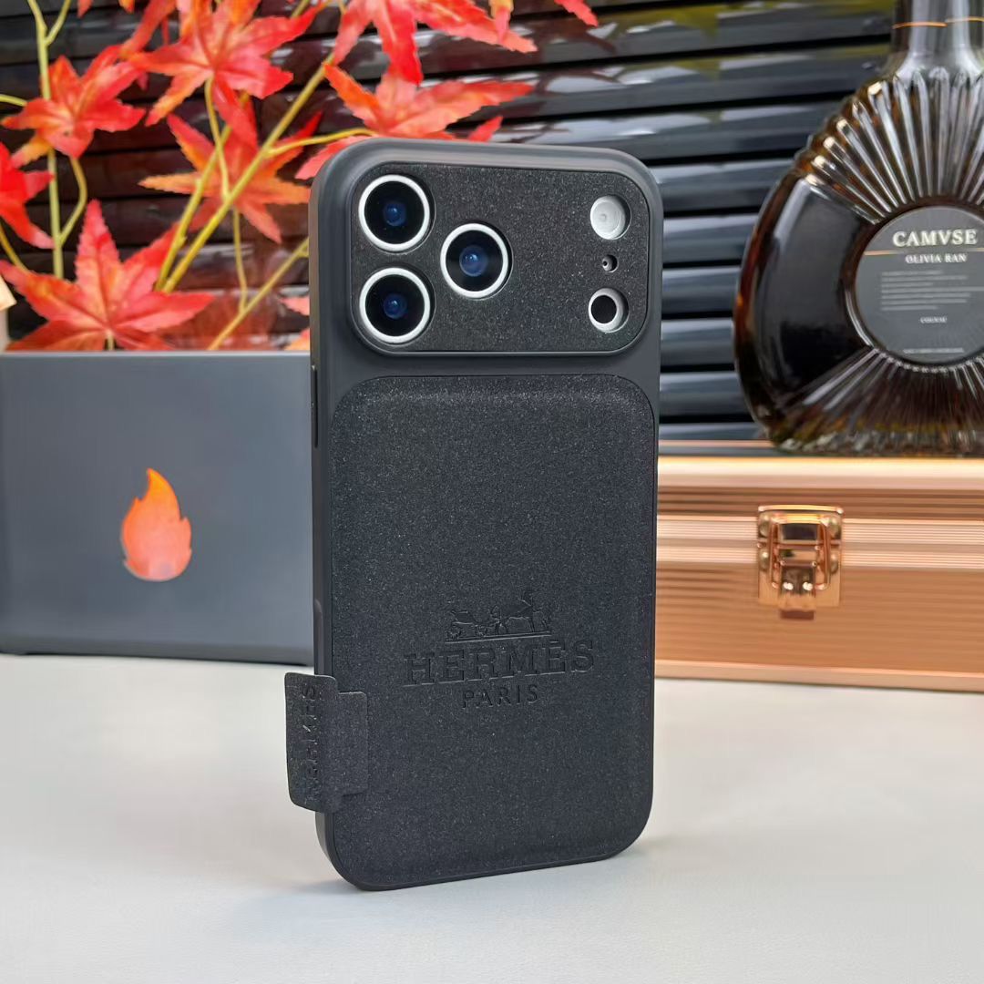 Hermes Premium Leather iPhone Case – Luxury Protection & Style