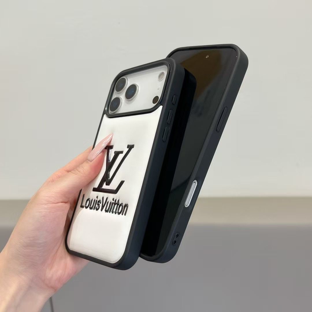 Luxury LV Leather Ultra-Slim Cover For iPhone 17/ 16 / 15 / 14