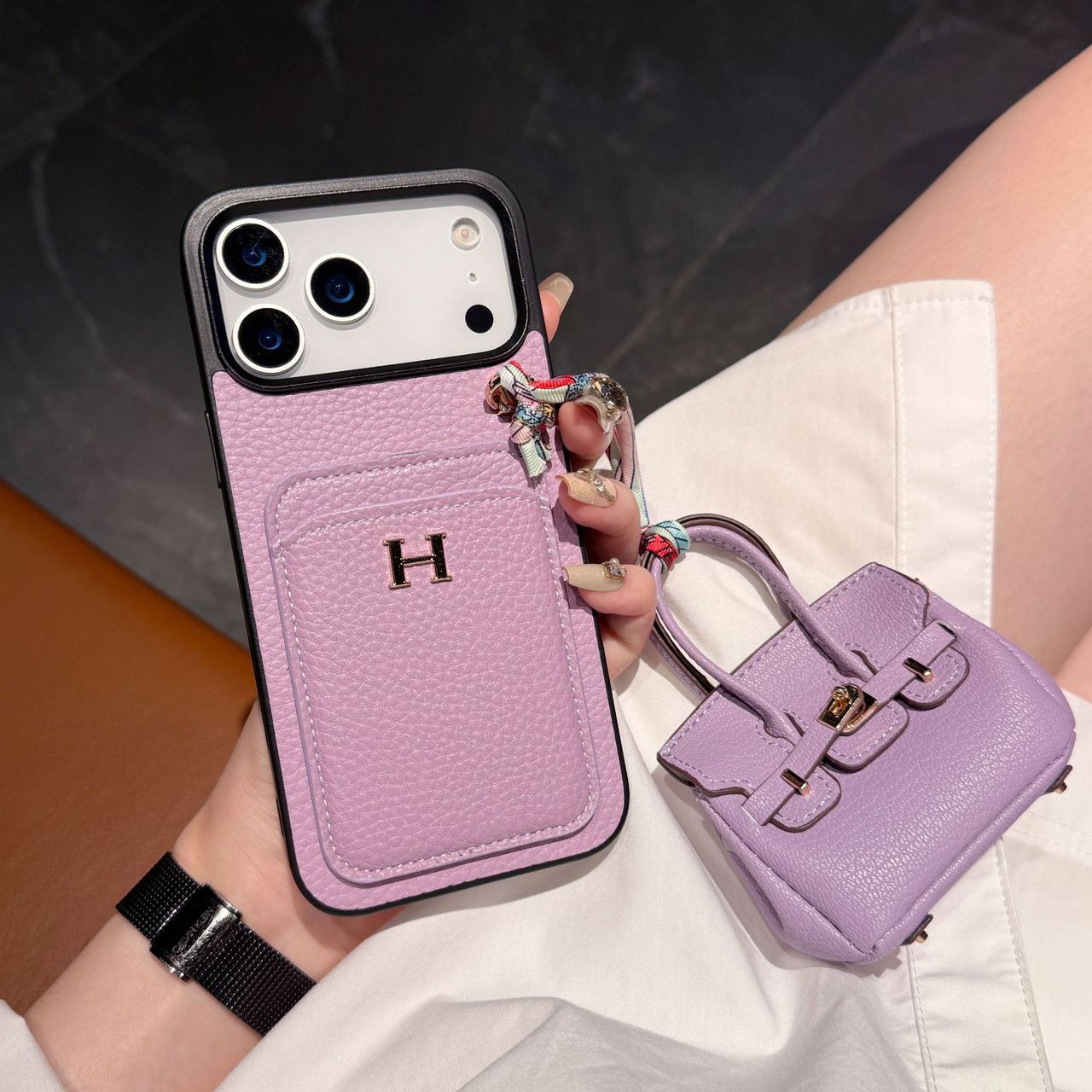 Luxury Hermes Case With Airpods Case For iPhone