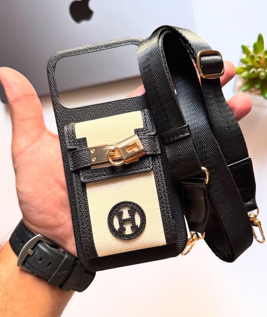 Hermes Luxury Leather Phone Case For iPhone 13-17